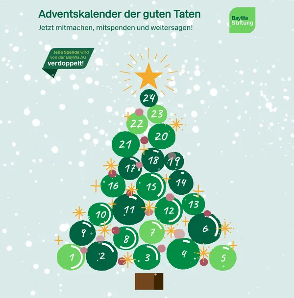 Adventskalender von BayWa Stiftung